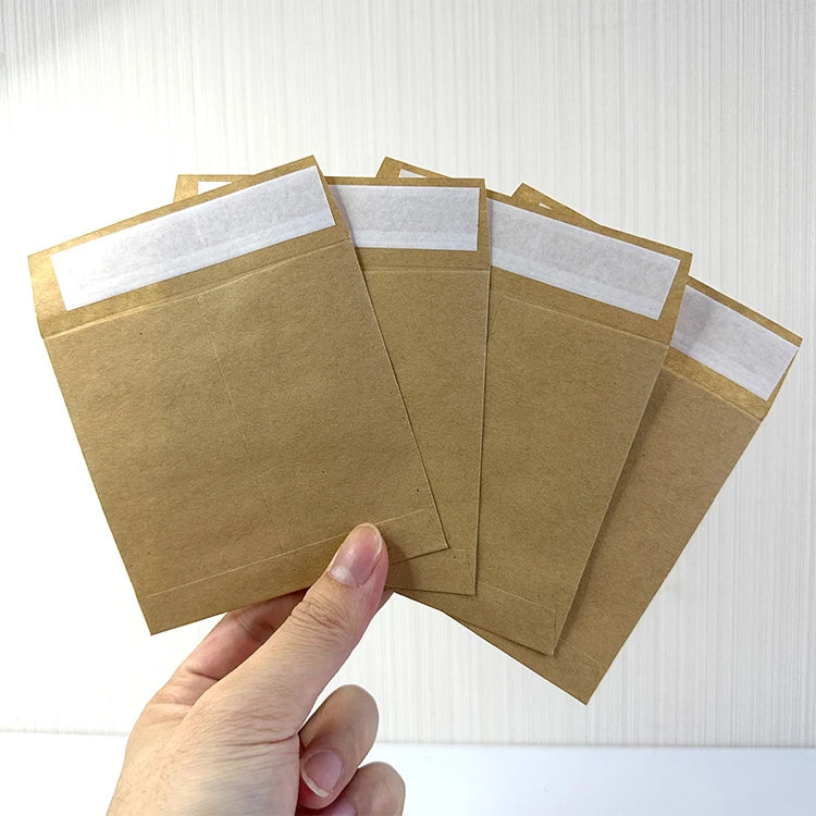Cheap Wholesale Pcs Classical Brown Kraft Envelopes Packaging With Easy Tear Strip Envelopes Packaging Custom Small Mini Seed