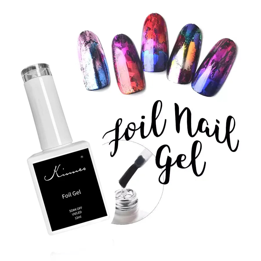 TRANSFER FOIL GEL GLUE Private Label Custom Bottle Professional Wholesale Transfer Foil Gel Function Gel UV LED Soak off