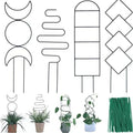 Garden Plant Support Stakes Metal Climbing Trellis for Plant Climbing Vegetables Flowers