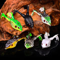 TOPRIGHT SF101 95mm 13.5g Topwater Lure Frog Fishing Lure 3D Life-like Rubber Artificial Frog Soft Bait for Snakehead