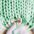 Wholesale Polyester Fiber Super Soft Knitting Handmade DIY Blanket Giant Thick Yarn