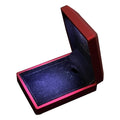 Customized Your Logo Luxury Red Square LED Small Necklace Box