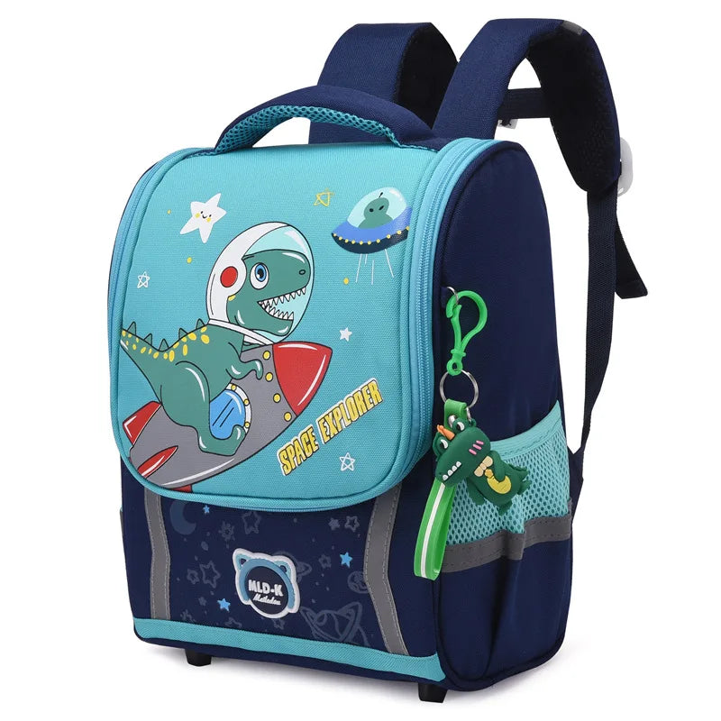 Unicorn Letter Pattern Kindergarten Backpack for Unisex Cute Lightweight Waterproof Durable Anti-Theft Spine Protection School
