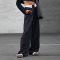 Enyami Korean Fashion 2025 Streetwear Wide Leg Straight Trousers American Retro High Waist Wear Baggy Pants Women