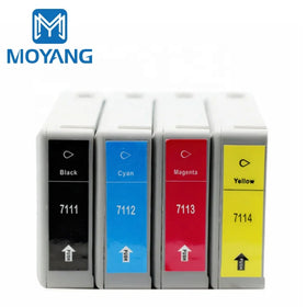 MoYang Compatible for EPSON T7111-4 Ink Cartridge WorkForce Pro WP-4590/WP-4023/WP-4533/WP-4090 Printer Cartridges T7111 T7114