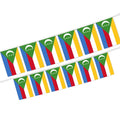 Comoros String Flag Polyester Fabric National Country Flag for Birthday Party Festival Decoration