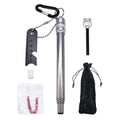 Multifunctional Pocket Survival Kit Fire Starter Collapsible Fire Blower Pipe Storage Capsule Steel/Stainless Steel Outdoor