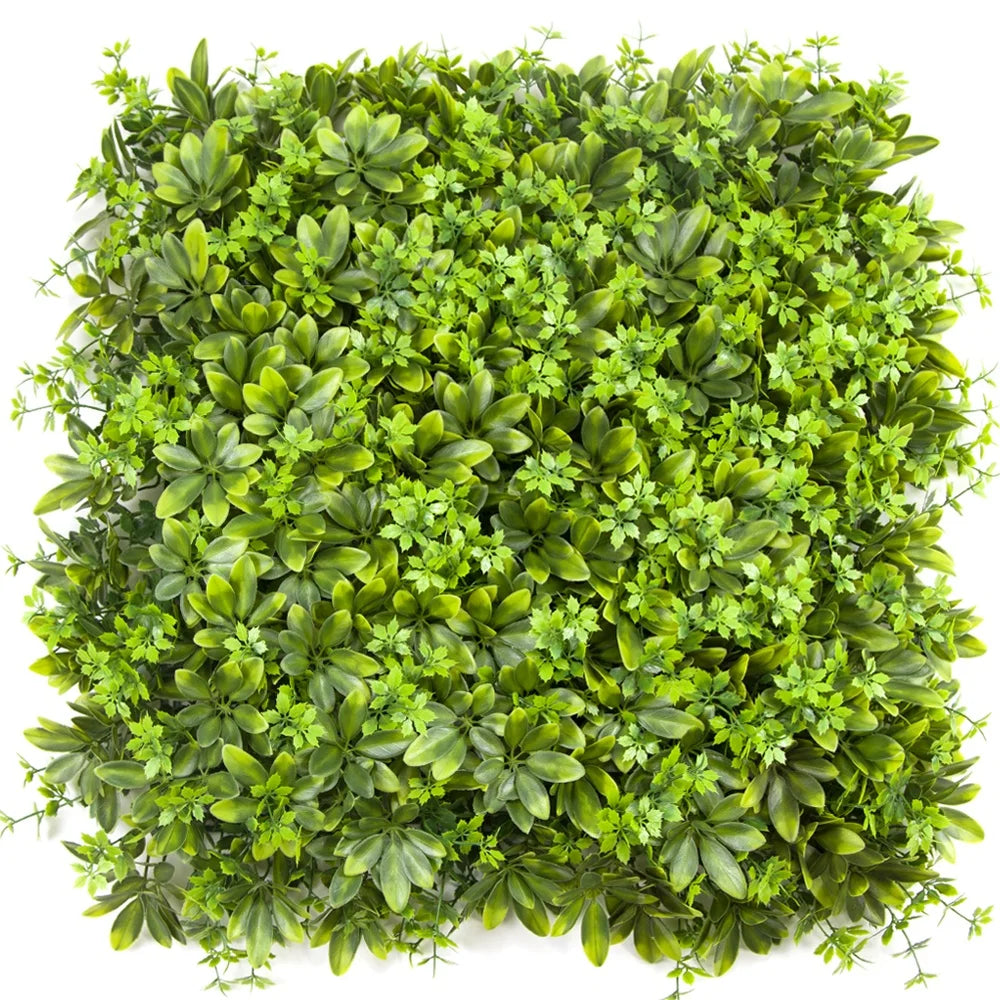 PE Green Plant Vertical Garden Wall Anti-UV Artificial Hedge Boxwood Panels for Indoor Outdoor Decoration