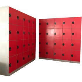 Durable Waterproof ABS Plastic Lockers Gym Luggage Locker Assembly with Digital Locker Cabinet Padlock Keylock