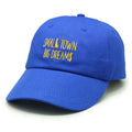 Custom Embroidery Logo 6 Panel Baseball Cap Unstructured Dad Hat