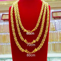 Gold Dubai Gold Plated Dragon Vacuum Plating Necklace Exquisite Men's Jewelry