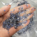 CY Flatback White Glass Stones Korean SS10 Hotfix Crystal Rhinestones Hot Fix Rhinestone Bulk