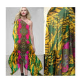 Woven 100% Silk Chiffon Fabric Plain Dyed for Wedding Dresses Home Textiles Upholstery & Sleepwear