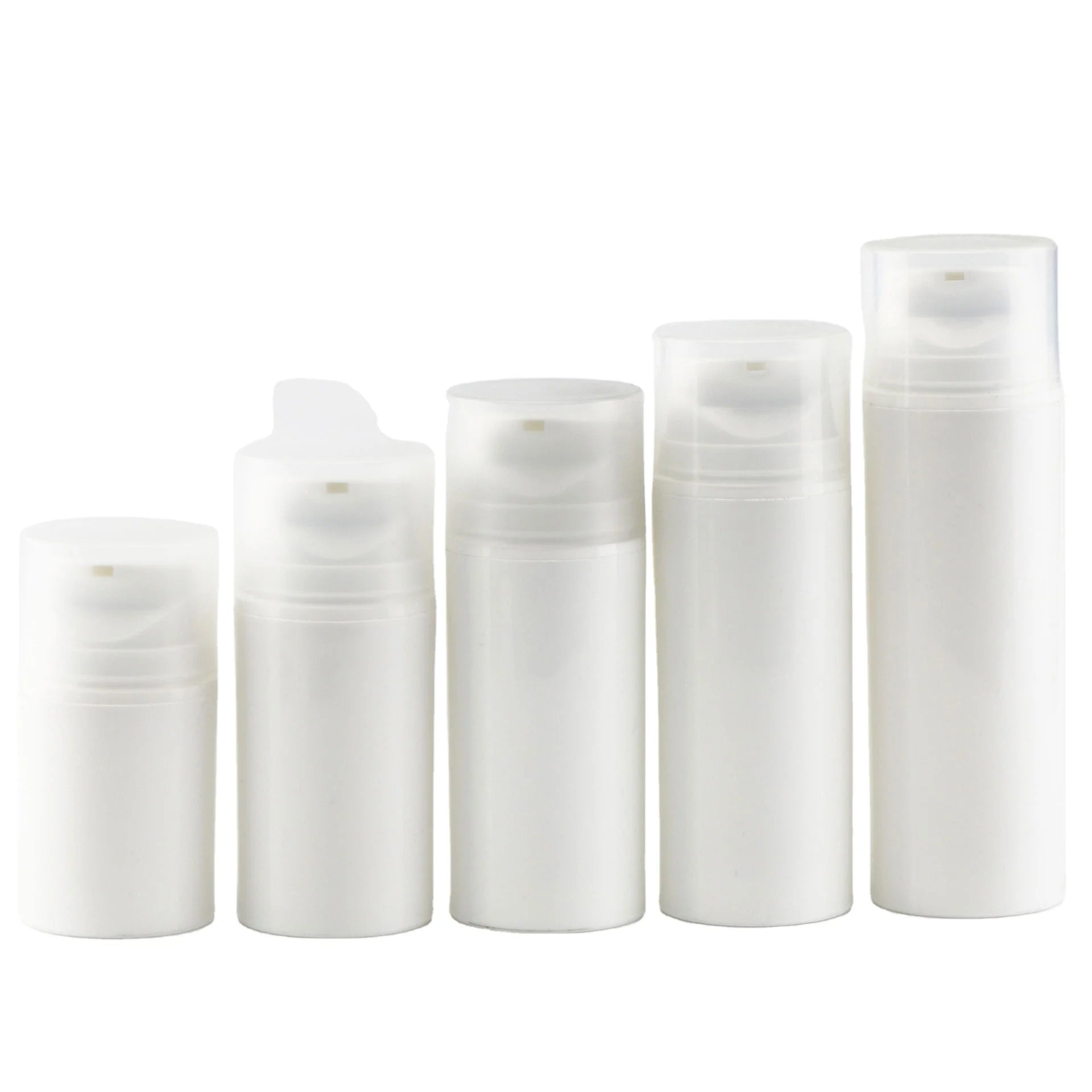 Luxury  30ml 50ml 80ml 100ml 120ml 150ml 200ml White  pp Frosted 1oz Airless Pump Bottle