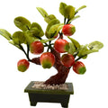 Popular Chinese Hand Made Crystal Trees Crystal Apple Tree Jade Flowers Tree