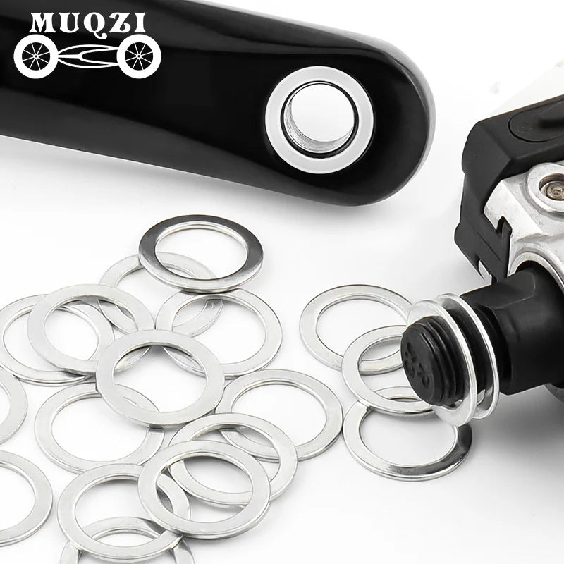 MUQZI Cycling Parts MTB Road Bicycle Pedal Spacer Gasket O Ring Tighten Pedal Washers