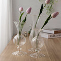 European Classics Style Transparent Nordic Glass Flower Vase Terrarium