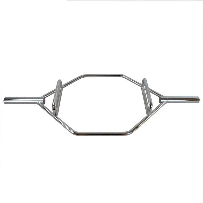 Home Gym Fitness Equipment for Strength Training 20kg Steel Hexagon Barbell Trap Bar for Deadlift Hexbar Standard Deadlift