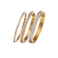 Yiwu Wholesale Cz Bangle Bracelets Couple Bracelets for Valentines