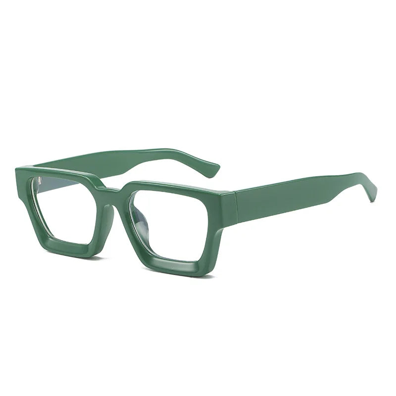2023 Hot Sale Retro Trend Optical Sunglass Frame Fashionable Flat Mirror Anti-Blue Light PC Classic Colored Computer Use