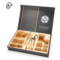Wholesale 24/30/36 Pieces Mirror Stainless Steel Eco Friendly Reusable Cutlery Set