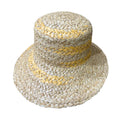 Unisex Summer Fashion Style Colorful Striped Panama Straw Sun Hat Outdoor Travel Adjustable Wholesale