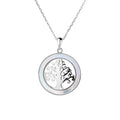 Wholesale Tree of Life 925 Silver Pendant Necklace Gemstone Jewelry Mother's Day Gift Tree of Life Pendant Necklace