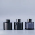Home Office Use Beautiful Empty Round Glass Perfume Reed Diffuser Bottle