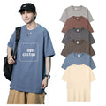 Oem 150/300gsm 100% Cotton Acid Wash Oversize T Shirt Custom Dtg Printing Embroidery Logo Vintage Washed T Shirt