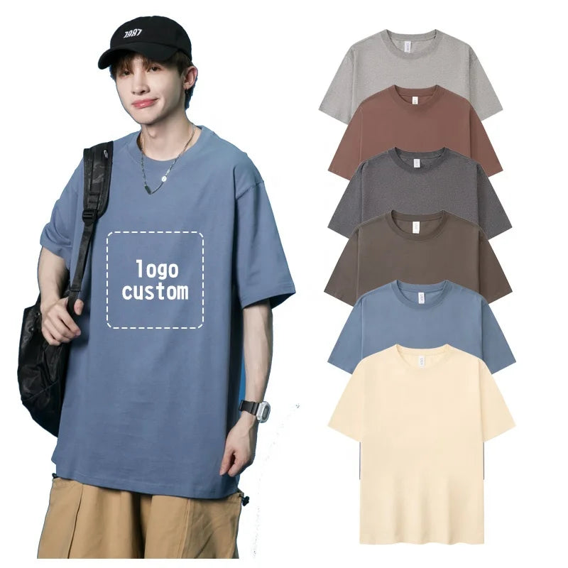 Oem 150/300gsm 100% Cotton Acid Wash Oversize T Shirt Custom Dtg Printing Embroidery Logo Vintage Washed T Shirt