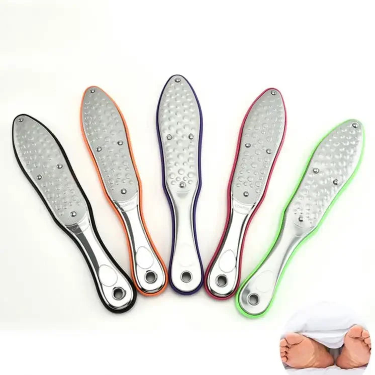 Beauty Care Heel Protectors High Quality New Design Stainless Steel Foot Rasp File for Pedicure With Plastic Handle