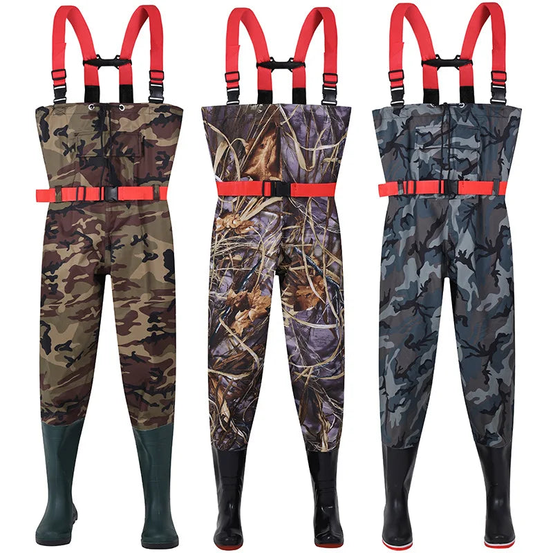 Hunting Waders Duck Gear Breathable Waterfowl Chest Insulated Camo Wader Neoprene Mens Boot Waterproof Height Nylon