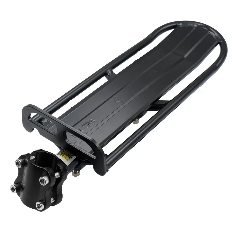 Alloy Bicycle Rack 10KG Retractable Rear Cargo Shelf with Stand Bike's Cycling Seatpost Bag Holder