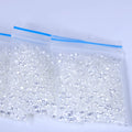 Melee Moissanite Beads 0.8mm to 2.9mm Melee Loose Gemstones DEF VVS Moissanite 6A 5A Round Diamond Price Per Carat Wholesale