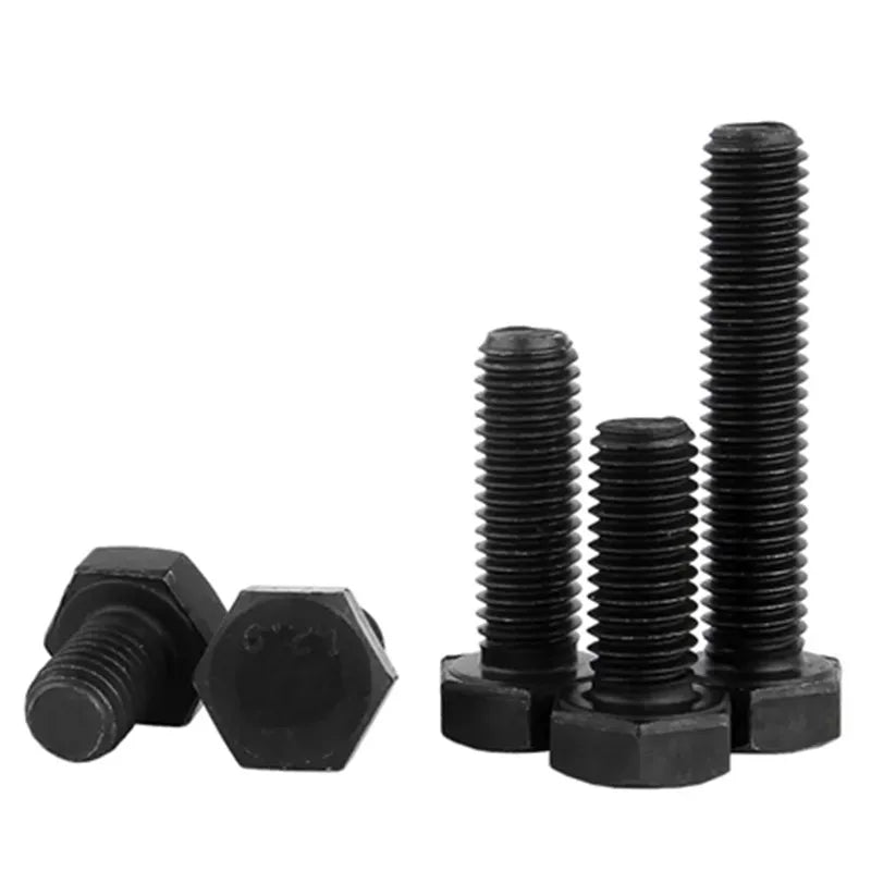 High Strength Hex Bolt Black Sems Hex Bolt Hdg Grade 8.8 Heavy Hex Bolt M4 M5 M6 M8 M10 M12 M14 M16 m18 M20 M22 M24 M27 M30 M42