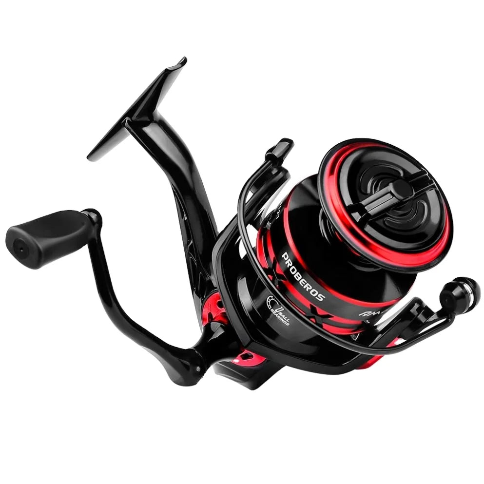 Topline Spinning Reel Full Metal Fishing Wheel Left/Right Hand Carp Reels High Speed Metal Spool Spinning Fishing Reel