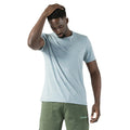 Custom Logo Men's Summer Cool Dry-fit Crew Neck T-shirts Breathable Running Gym T Shirt Men Sport Wear Tee