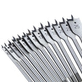 Flatwood Drill Bit Set 7x160mm 10x133mm Wood Drilling Auger Bits for Crafts 16mm to 30mm Flat Wood Drill Bit Kit