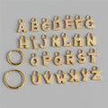 SP High Quality S925 Letter Pendant Sterling Silver Initial Charm for Diy Earring and Necklace