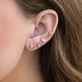 4 Pcs Earrings Set Cartoon Minnie and Mickey Wand Earrings Cute Jewelry