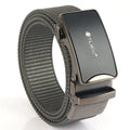 TUSHI Wholesale Men's Simple Sliding Ratchet Business Buckle Belts Durable Zinc Alloy Automatic Casual Nylon Fabric Design