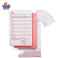 Customized ColorfulFull  English Planner Card Invoice Books Printing for School  Restaurant Receipt