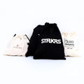 Small Drawstring Bag with logo for Clothing Black Promo Cotton Canvas Drawstring Backpack Gift Bags Shoe Dust Bag
