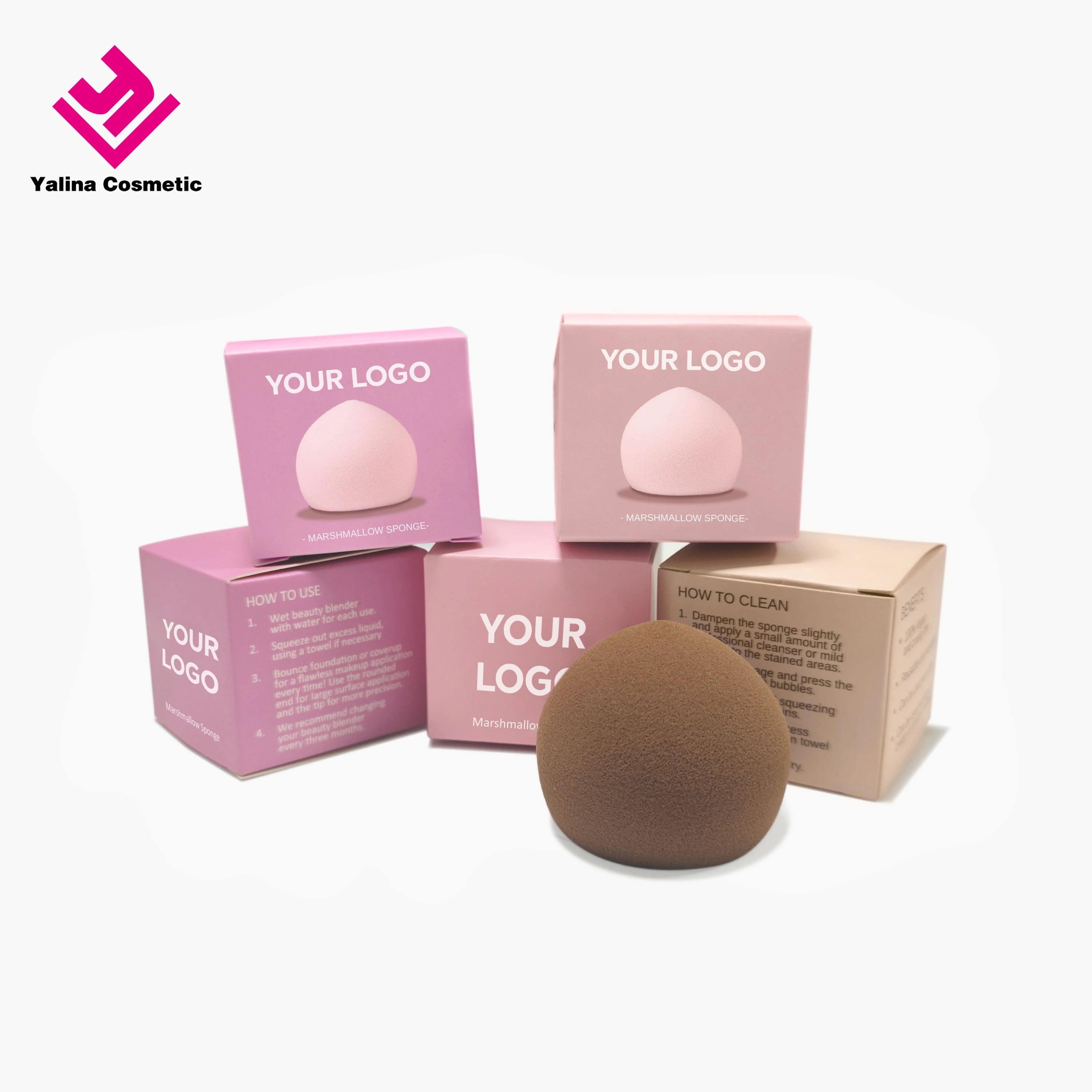 Original ultra Cotton Candy Soft Beauty Make up Peach Shape Marshmallow Makeup Sponge Peach Sponge With Private Label Packaging