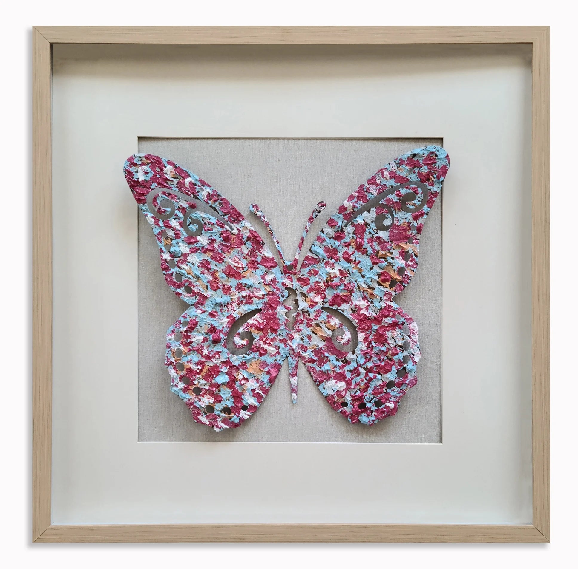 Wholesale Square Decorative Framed Shadow Box DIY Waterproof Glass Material for Home Decorative Painting Art