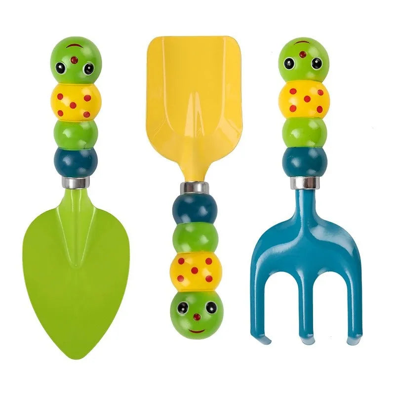 Children's DIY Garden & Sand Beach Tools 3pcs Outdoor Planting Tools OEM Customizable