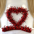 Custom Silk Red Rose Flower Wedding Flower Centerpieces Backdrop Flower Arch for Wedding Decoration MegaBDM