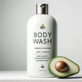 Whitening Coconut Butter Scent Exfoliating Moisturizing Scrub Body Wash Dull Uneven Skin Niacinamide Vitamin C Shower Gel