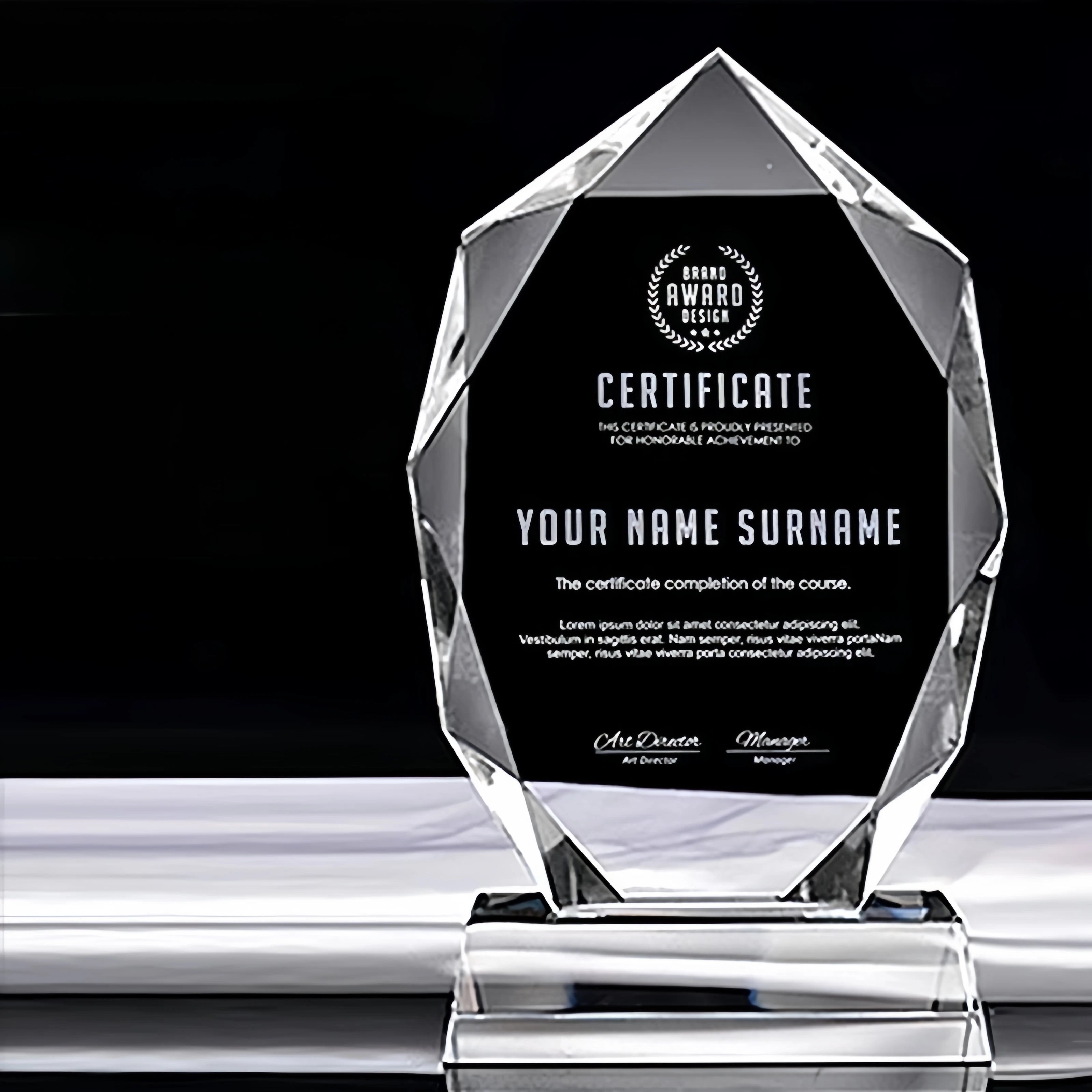 Custom Crystal Trophies | Employee Recognition Awards | Military Veteran Commemoratives | Corporate Conference Gifts