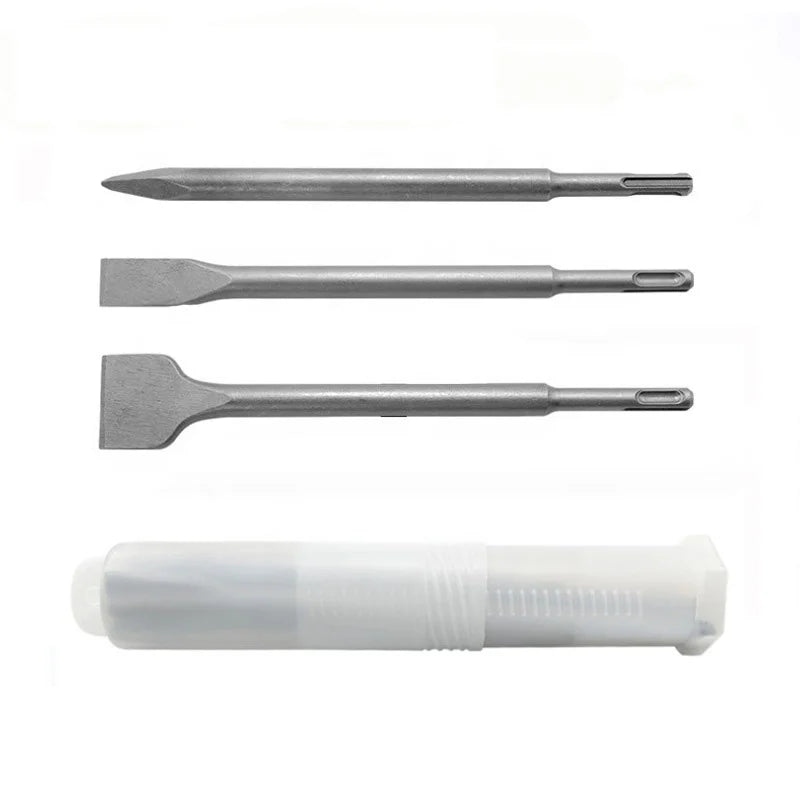 Professional SDS Plus Point/Flat Hammer Chisels to Break or Hole on a Wall/concrete/stone and Other Materials